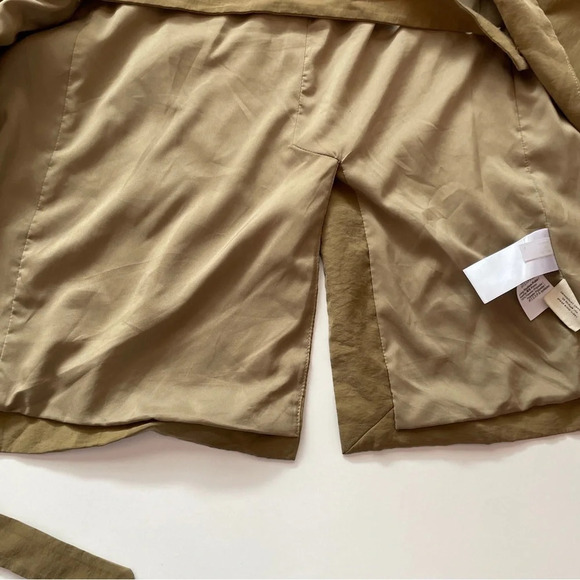 MADEWELL The Drapey Tie-Waist Blazer Tawny Olive Size XS - Picture 11 of 16